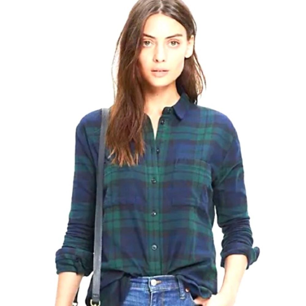 Madewell plaid flannel